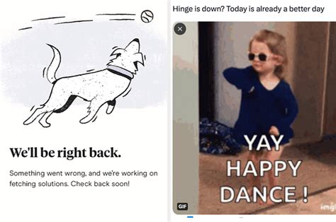 The Popular Dating App Hinge Was Down And For A Moment People Re.